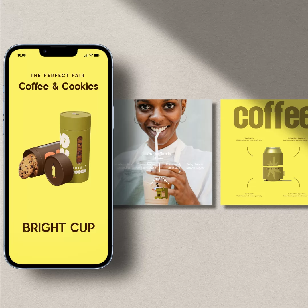 Bright Cup, social poster